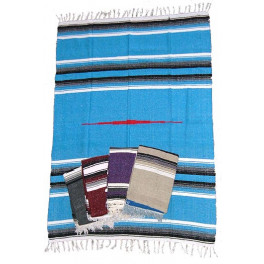 Gewobene, original mexikanische Decke in mehreren Farben