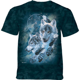 "Dreamcatcher Wolf Collage" T-Shirt The Mountain