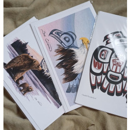 Verschiedene Karten/Bilder mit Haida Motiven