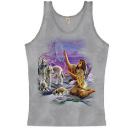 "White Wolf Family Dreams" Tank top für Damen