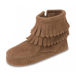 Baby Mokassins Bootie mit Noppensohle