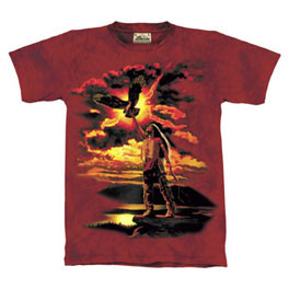 "Eagle Feather" Kinder T-Shirt in Gr. S