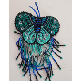 Haarspange Beadwork "Butterfly"