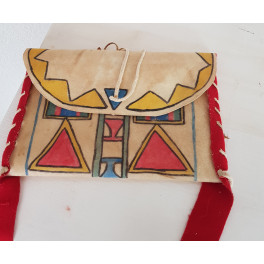 Parfleche -Beutel - indianische Handarbeit Lakota
