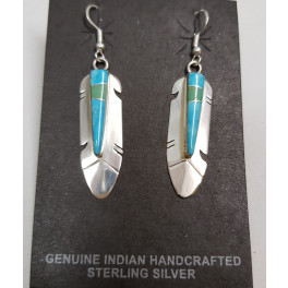 Inlay Ohrringe der Navajo - verschiedene Designs