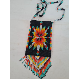 Beadwork Täschchen "Firecolors Star"