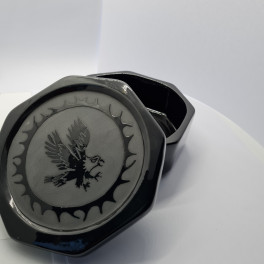 San Juan Pueblo Töpferei "Black Pottery" Adler