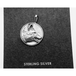 Silberanhänger -  Wolf  - Wolfamulett