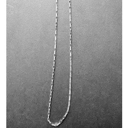 Lässige Kette mit rechteckigen Gliedern -  Länge 55 cm
