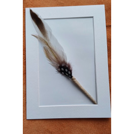 Kleine Federn mit Griff