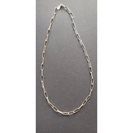 Silber Gliederkette - mit grossen Gliedern