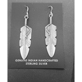 Navajo Ohrringe Federmotiv 