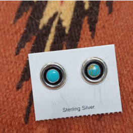 Türkis Ohrstecker "Shadow"
