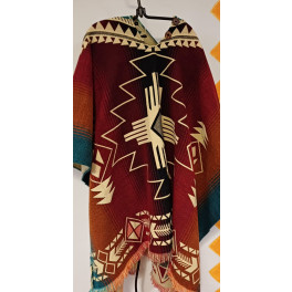 Poncho aus Ecuador "Zia 4 Directions"