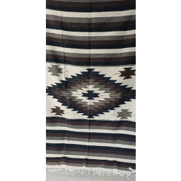 Gewobene, original mexikanische Decke-hellbraun