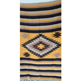 Gewobene, original mexikanische Decke-"gold"