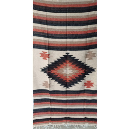 Gewobene, original mexikanische Decke -"rost"