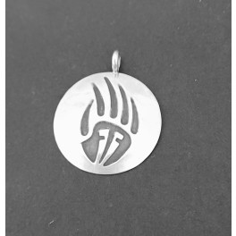 Rundes Amulett Bärentatze der Navajo