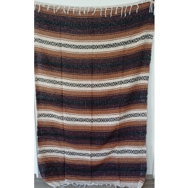 Gewobene, original mexikanische Decke in mehreren Farben