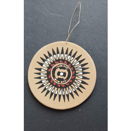 Mini-Schild "Lakota-Design Black War Bonnet"