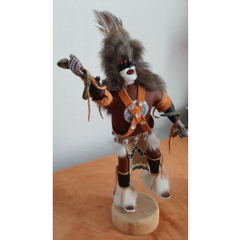 Kachina "Snake-Dance" mit Fell