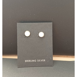 Ohrstecker "Button" mit Perlmut