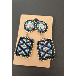 Besondere Perlenohrringe - Nez Perce aus Portland