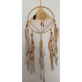 "Spirit Chimes" klingendes Schild mit Fell