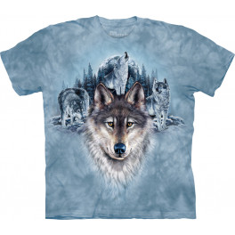 "Blue Moon Wolves" T-Shirt von The Mountain