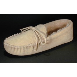 Sheepskin (Lammfell) Moccasin Hausschuh für Damen und Herren "Mikey"