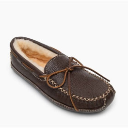 Sheepskin (Lammfell) Herren Elchleder Mokassin