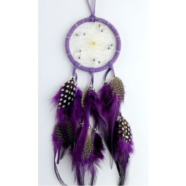 NEU: kleiner Edelstein Traumfänger in Violett