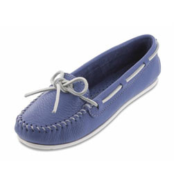 Glattleder "Boat Moccasins" ocean Blue Gr. 37