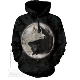 "Yin Yang Wolves" Hoodie (Kapuzen-Sweatshirt)