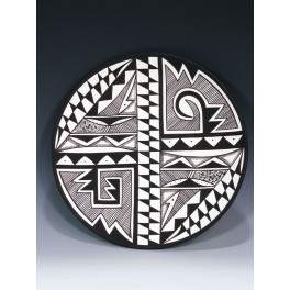 Acoma Pueblo Töpferei Teller