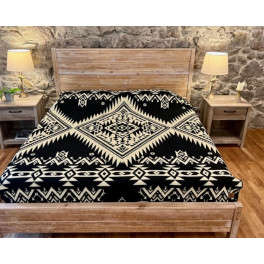 Original Ecuador leichte XL Decke, Bettüberwurf, beidseitig schön!
