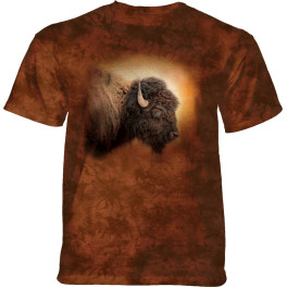 "Bison Sunset" T-Shirt von The Mountain Grösse L