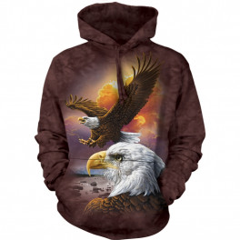 "Eagles and Clouds" Hoodie (Kapuzen-Sweatshirt) von The Mountain 