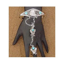 Slavebracelet Armband mit Ring der Navajo, kleine Grösse