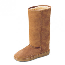 Winter Sheepskin (Lammfell) Stiefel mit robuster Sohle in 3 Farben