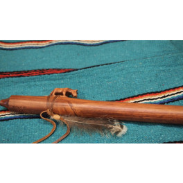 Flöte "Puma" -indianische Handarbeit, Navajo