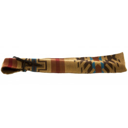 Flötenbeutel Textil mit indianischen Mustern