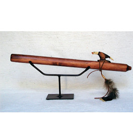 Flöte "Eagle-Feather" -indianische Handarbeit, Navajo 