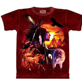 "Indian Collage" T-Shirt von The Mountain