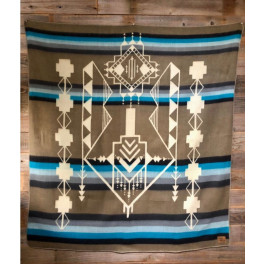 Original Ecuador, kleinere, leichte Decke, flauschig "Different Skies"