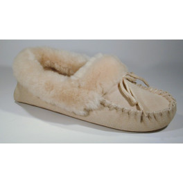 Sheepskin (Lammfell) Moccasin Hausschuh für Damen "Mally"