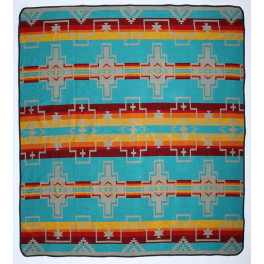 Bettüberwurf  im mexikanischen Stil, Importiert
