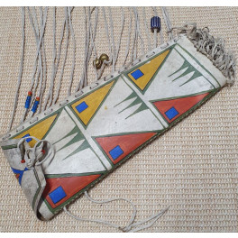 Parfleche -Beutel - indianische Handarbeit Lakota