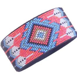 Armband mit Perlenarbeit, indianische Handarbeit