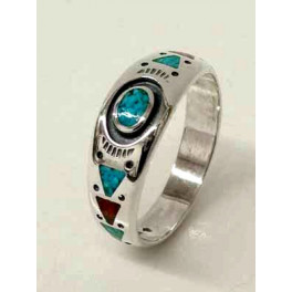 Ring mit Einlegearbeit